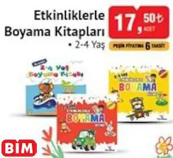 ETKİNLİKLERLE BOYAMA KİTAPLARI